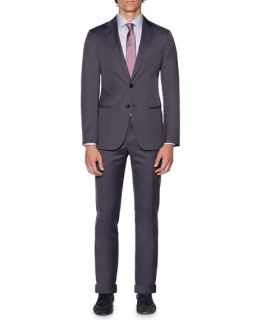 Giorgio Armani Wall St. Solid Two Piece Suit