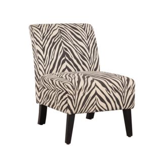 Oh Home Bradford Accent Chair with Zebra Print