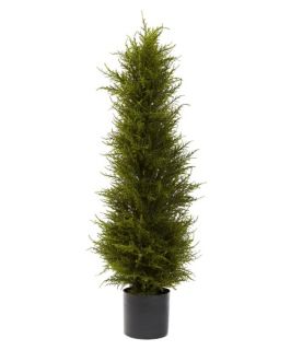 3.5 ft. Unlit Cedar Tree   Christmas Trees