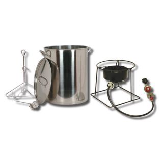 Bayou Classic 4 Gallon Bayou Fryer with 2 Stainless Baskets