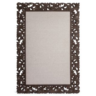 GG Collection Fabric Bulletin Board with Metal Frame   38 x 27 in.   Bulletin Boards