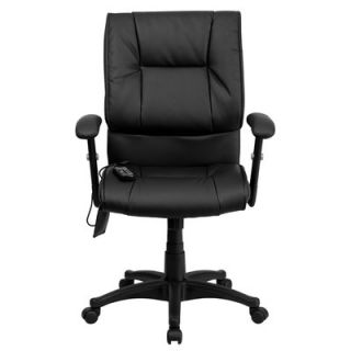 FlashFurniture High Back Leather Massaging Executive Office Chair