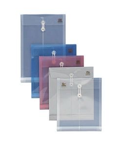 String& Button Poly Hide Envelope, Letter, Clear (Each)  