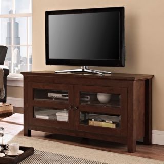 44 inch Brown Wood TV Stand   13188325   Shopping