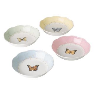 Lenox Butterfly Meadow Colors Fruit Dish   Set of 4   Dinnerware