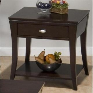 Jofran 629 3 End Table with Drawer and Shelf