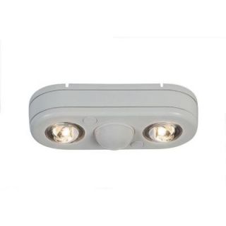 All Pro Revolve 180 Degree White Motion Activated Outdoor LED Twin Head Security Flood Light (5000K) REV21850MW