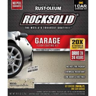Rust Oleum RockSolid 76 oz. Mocha 1 Car Garage Floor Kit 286892