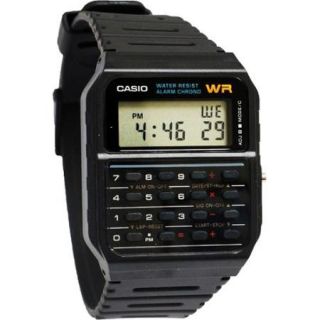 Casio CA53W 1 Classic Men's Water Resistant Calculator Digital Watch   Black