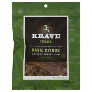 KRAVE JERKY TRKY BASIL CITRUS 3. 25 OZ  Pack of 8