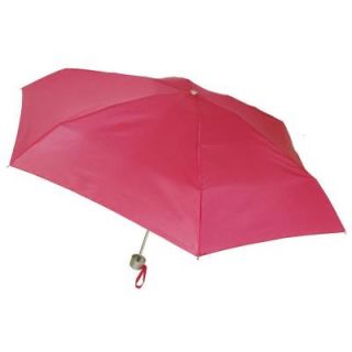 London Fog 40 in. Arc Ultra Mini Manual Umbrella in Fuchsia 99110
