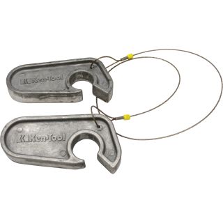 Ken-Tool Pair of Cabled Aluminum Bead Holders, Model# 31714  Tire Balancing Beads