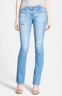 AG The Olivia Distressed Skinny Bootcut Jeans (19Y Breakaway)