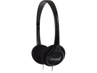 Koss KPH7 On Ear Portable Stereo Headphones, Black