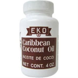 EKO Caribbean Coconut Oil 4 oz (Pack of 3)