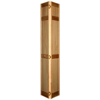 Home Fashion Technologies 6 Panel MinWax Golden Oak Solid Wood Interior Bifold Closet Door DISCONTINUED 1602480210B