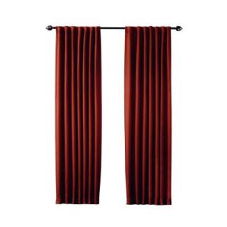 Home Decorators Collection Terracotta Tweed Room Darkening Back Tab Curtain (Price Varies by Size) 1624013