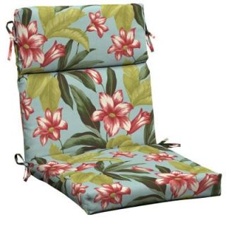 Hampton Bay Riviera Bloom High Back Outdoor Chair Cushion DISCONTINUED AD14062B 9D1