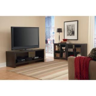 Larkin 4 Cube Storage by Ameriwood, Espresso Black Forrest