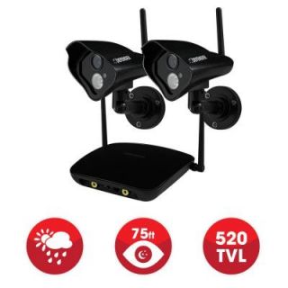 Defender PHOENIX Pro Wireless 520 TVL Indoor/Outdoor Surveillance Camera with 750 ft. Range (2 Pack) 22304
