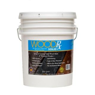 WoodRx 5 gal. Russet Solid Wood Stain and Sealer 600855