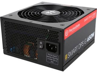 Thermaltake Smart DPS G 650W Digital SLI/CrossFire Ready Continuous Power ATX12V v2.31 / SSI EPS v2.92 80 PLUS GOLD Certified 7 Year Warranty Modular Active PFC Power Supply Haswell Ready