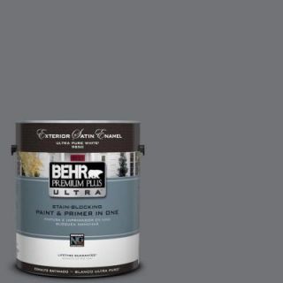 BEHR Premium Plus Ultra 1 gal. #PPU18 3 Antique Tin Satin Enamel Exterior Paint 985301