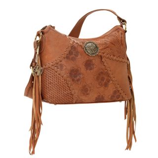 American West Soho Groove Zip top Shoulder Bag   17543101  