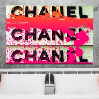Couture Generation Pink/Orange Graphic Art on Canvas by Fluorescent