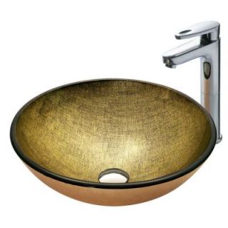 Vigo Vessel Sink in Bronze and Cooper and Faucet Set in Bronzes DISCONTINUED VGT105