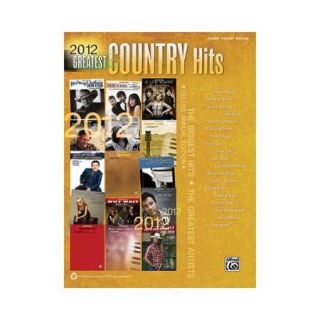 Hal Leonard 2012 Greatest Country Hits PVC Book