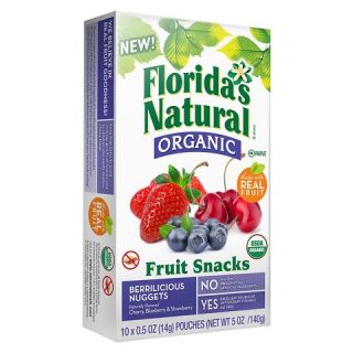 Floridas Natural Ausome Organic Nuggets Berrilicious Flavored Snacks