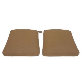 Hampton Bay Shelbyville Replacement Outdoor Dining Chair Cushion (2 Pack) S2CUSH ABC02700