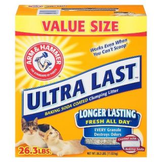 Arm & Hammer Ultra Last Baking Soda Coated Clumping Cat Litter 26.3 lb