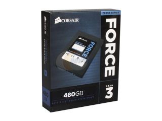 Corsair Force Series 3 2.5" 480GB SATA III Internal Solid State Drive (SSD) CSSD F480GB3 BK