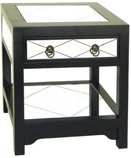 Tanner Mirror Side Table   End Tables