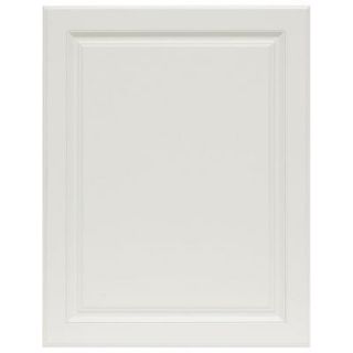 Hampton Bay 23x29.375x0.625 in. Hampton Decorative End Panel in Satin White KAEP2430 SW