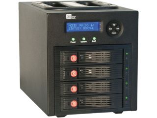 CRU RTX430 3QR (35460 3130 0100) Steel Black SATA I/II/III USB 3.0 & eSATA RAID Huge Volumes in a Portable Enclosure