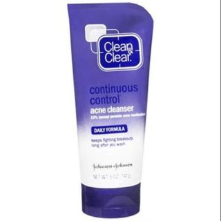 CLEAN & CLEAR Continuous Control Acne Cleanser 5 oz (Pack of 3)