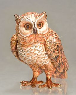 Jay Strongwater Osgar Owl Figurine