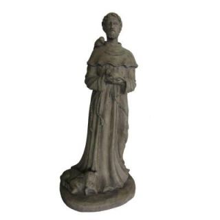 27 in. H Saint Francis Statue in Old Stone PF6090OS
