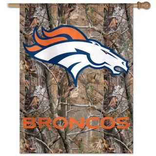 NFL &#045; Denver Broncos Realtree Vertical Flag 27x37 Banner