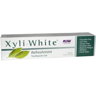 Now Foods Xyli White Refreshment Toothpaste Gel   17216150  