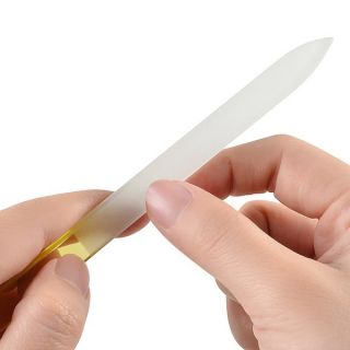 INSTEN Yellow Crystal Glass Nail File  ™ Shopping   Top