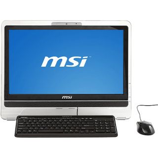 MSI Black 20" Wind Top AE2040 016US Desktop All In One PC with Intel Core i3 380M Processor and Windows 7 Home Premium