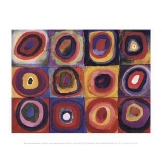 Farbstudie Quadrate, c.1913 Poster Print by Wassily Kandinsky (14 x 11)
