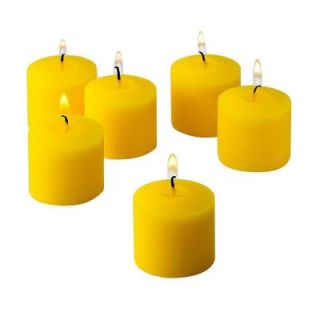Light In The Dark Yellow Unscented Votive Candles (Set of 288) LITD V10288 YELLOW