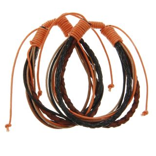 Harvest Leather Bracelet Set of 2 (India)