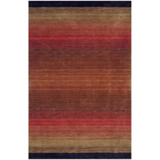 BASHIAN Contempo Collection Multi Ombre Red 8 ft. 6 in. x 11 ft. 6 in. Area Rug S176 RED 9X12 ALM195