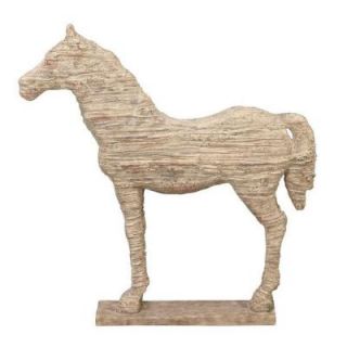 Home Decorators Collection Horse 19 in. H Natural Statue 0885400410